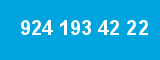 924 193 42 22 924 193 42 22